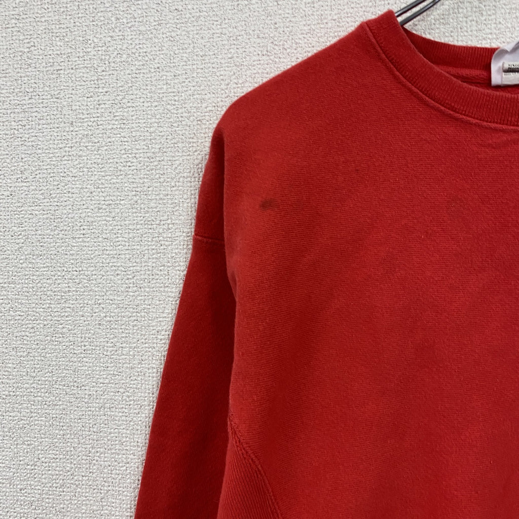 Champion　チャンピオン　リバースウィーブ　スウェット/トレーナー　ヘビーウエイト　刺繍ロゴ　現行　赤　レッド　Sサイズ　古着