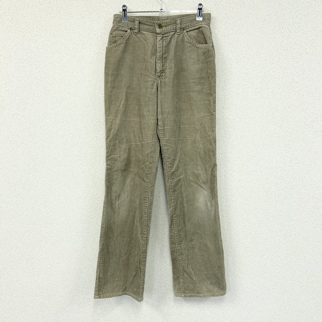 Lee　リー　コーデュロイパンツ　ジップフライ　ベージュ メンズ 古着