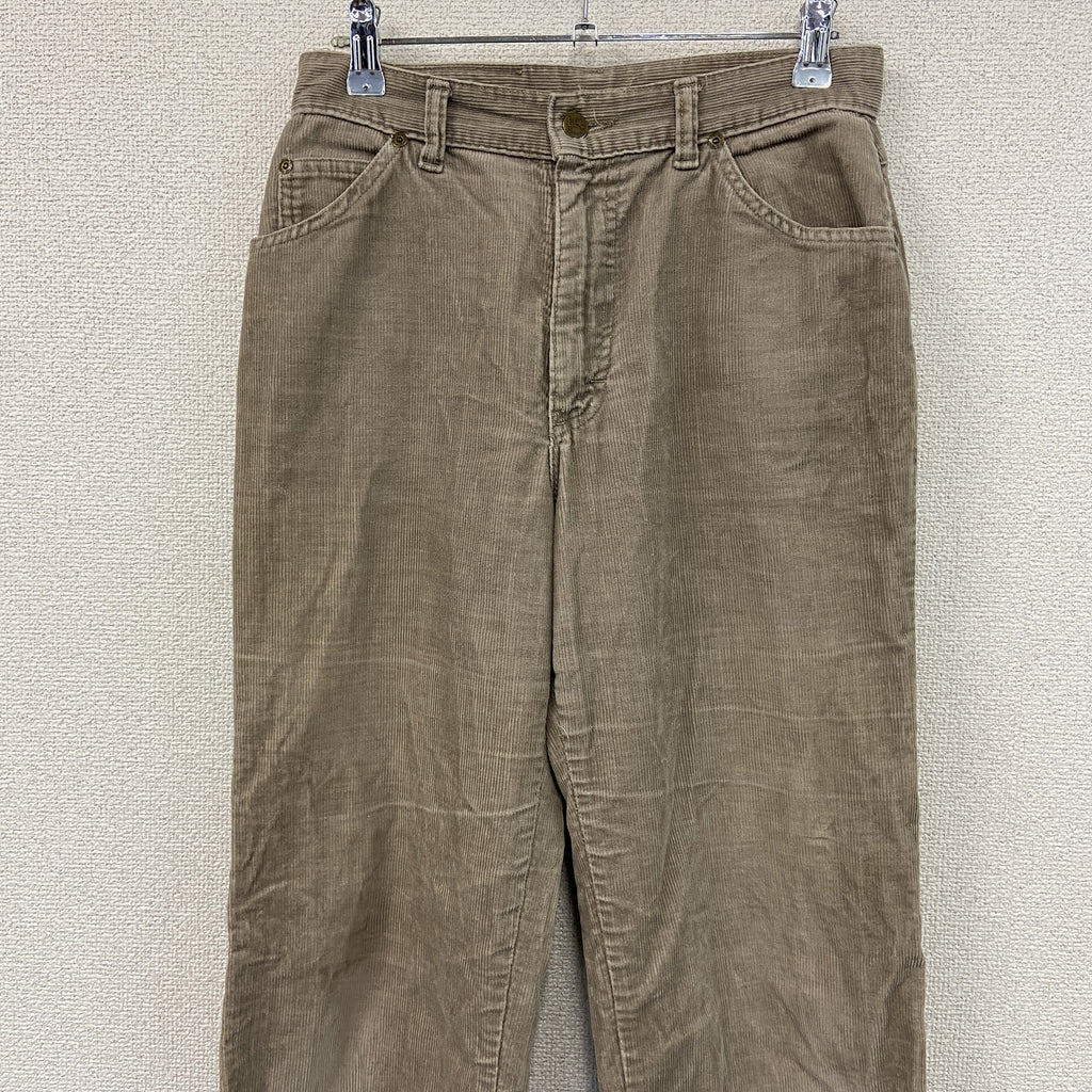 Lee　リー　コーデュロイパンツ　ジップフライ　ベージュ メンズ 古着