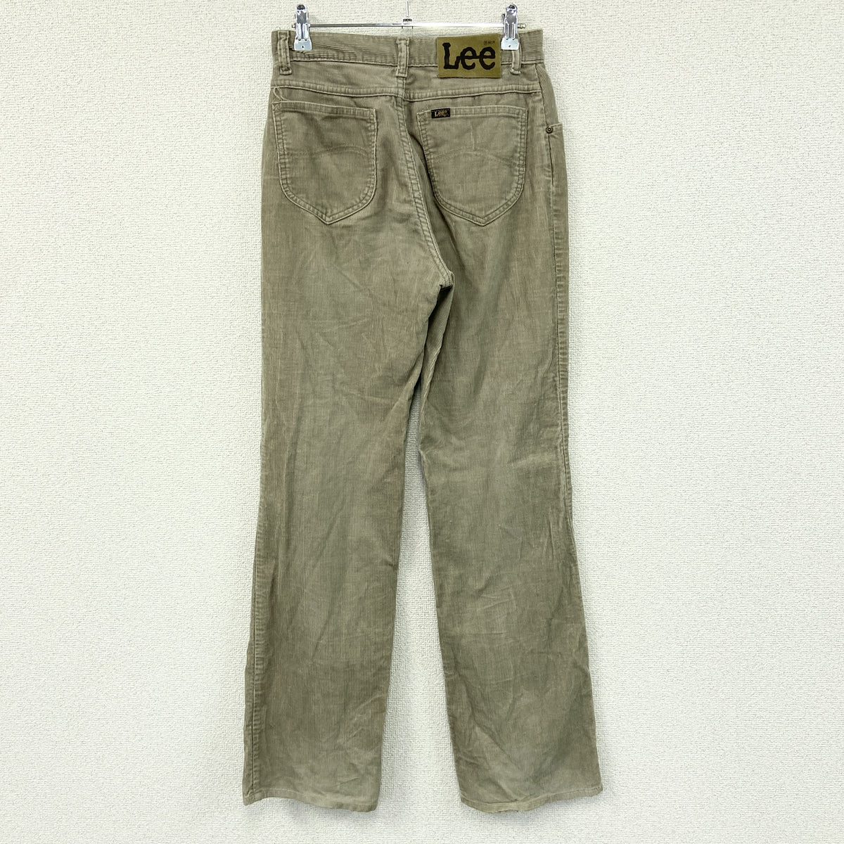 Lee　リー　コーデュロイパンツ　ジップフライ　ベージュ メンズ 古着