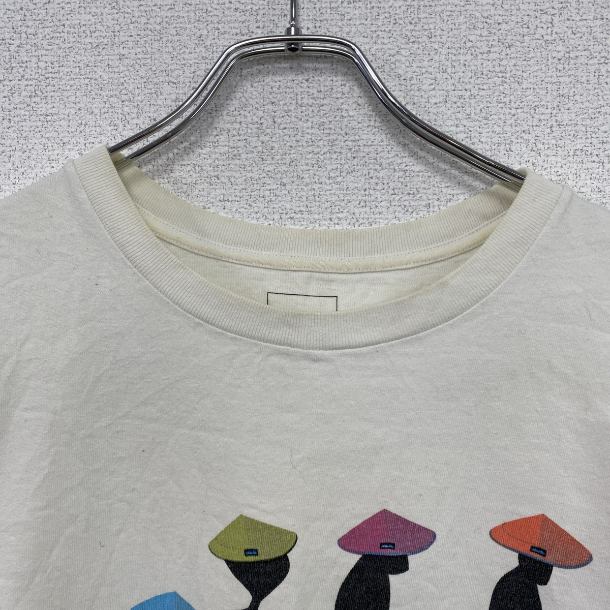 KAVU　カブー　半袖プリントTシャツ　バックトゥネイチャー　白　ホワイト　Lサイズ　古着