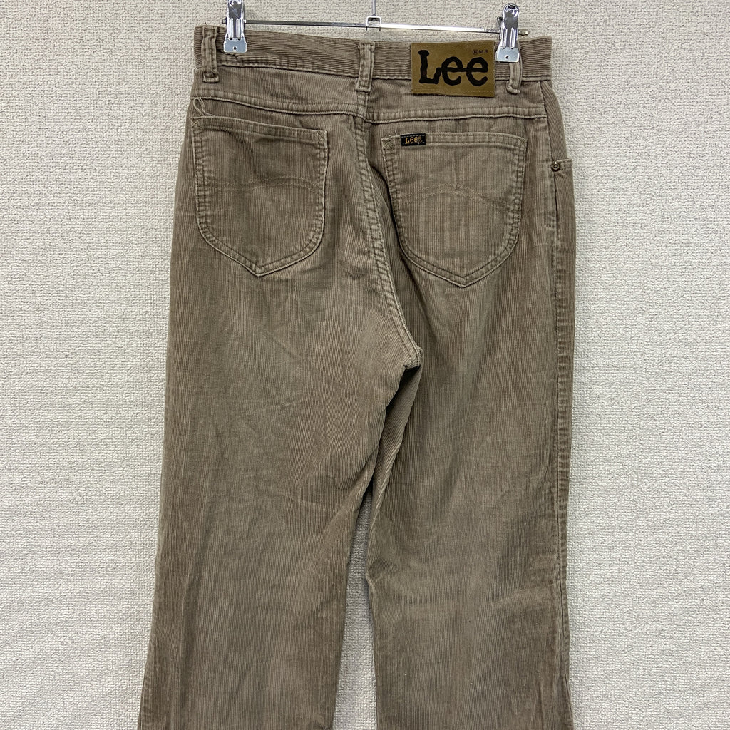 Lee　リー　コーデュロイパンツ　ジップフライ　ベージュ メンズ 古着