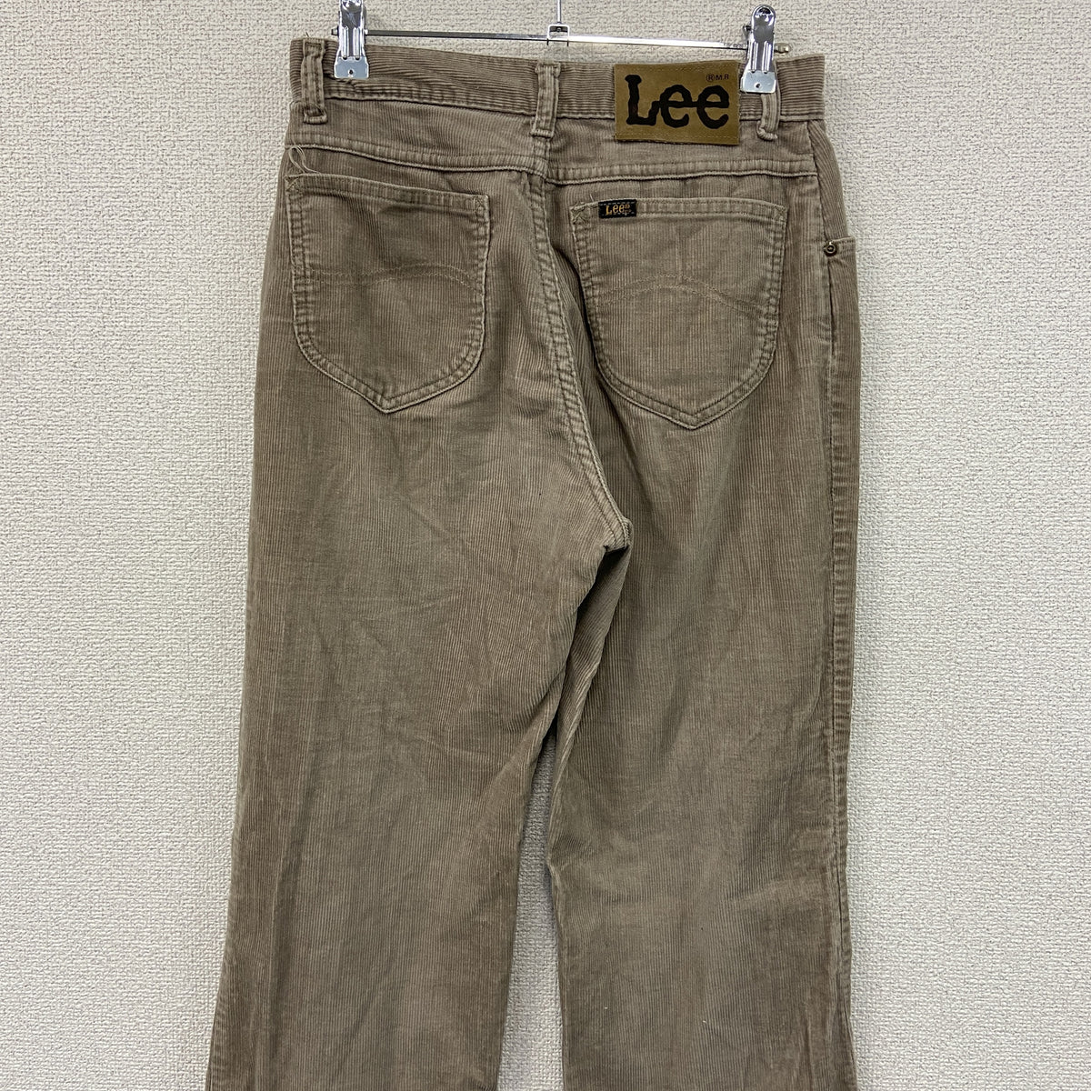 Lee　リー　コーデュロイパンツ　ジップフライ　ベージュ メンズ 古着