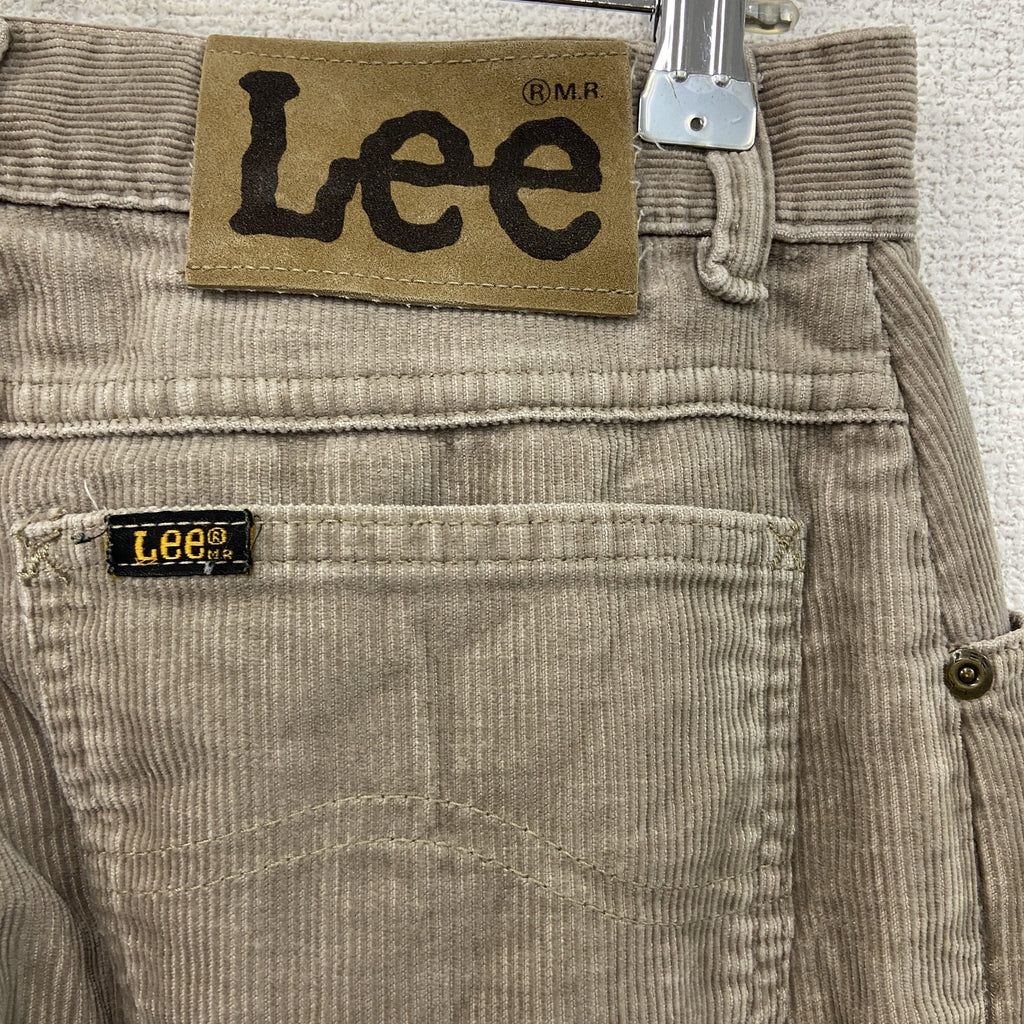 Lee　リー　コーデュロイパンツ　ジップフライ　ベージュ メンズ 古着