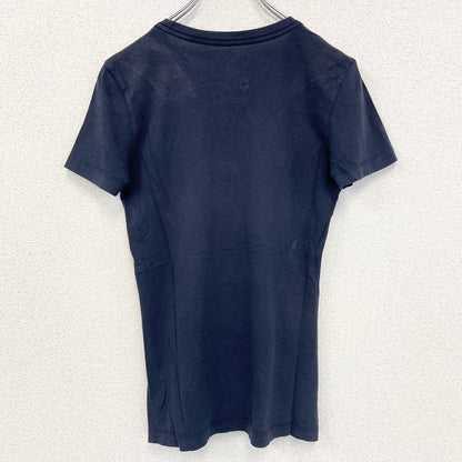 古着 used　NIKE ナイキ　半袖ビックプリントTシャツ　ワンポイントロゴプリント　ネイビー　紺　クルーネック　Mサイズ
