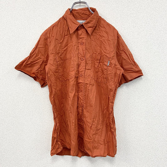 Carhartt　カーハート　半袖ボタンダウンシャツ　ダブルポケット　オレンジ　Mサイズ
