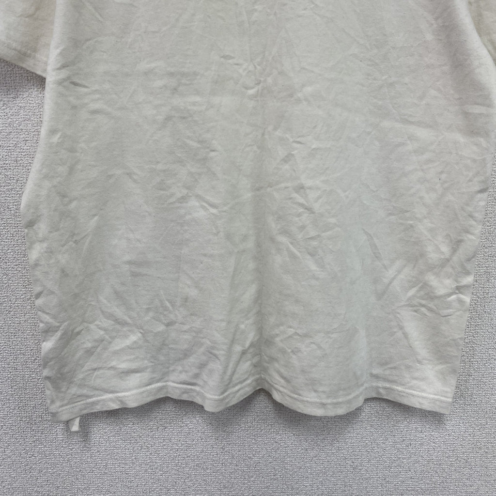 KAVU　カブー　半袖プリントTシャツ　バックトゥネイチャー　白　ホワイト　Lサイズ　古着