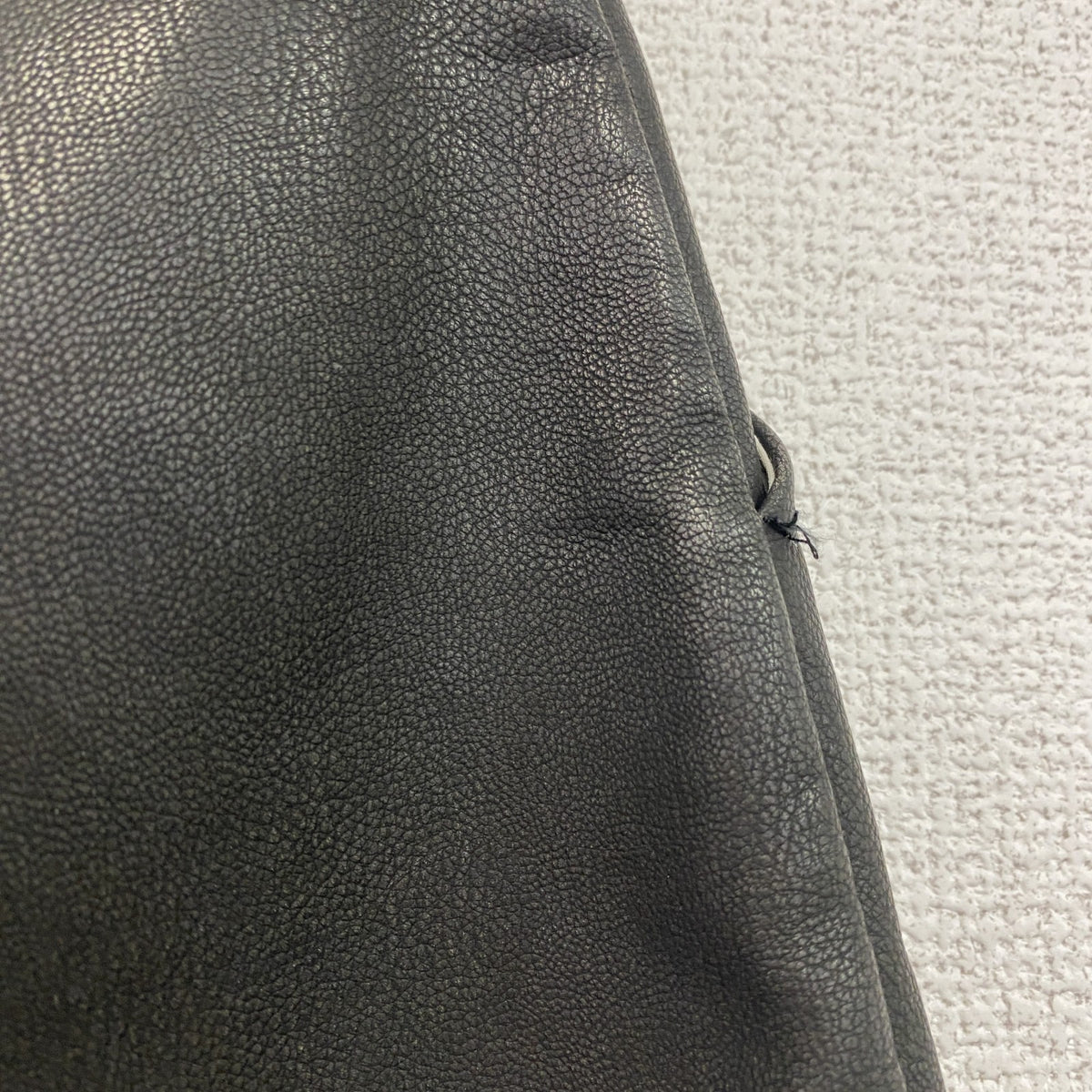 Kastane　カスタネ　レザーハーフパンツ/ショートパンツ　黒　ブラック　Fサイズ　古着