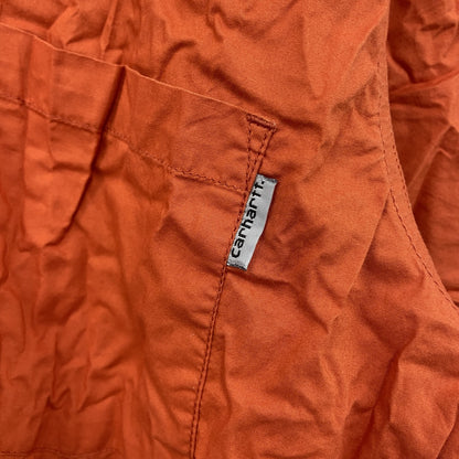 Carhartt　カーハート　半袖ボタンダウンシャツ　ダブルポケット　オレンジ　Mサイズ