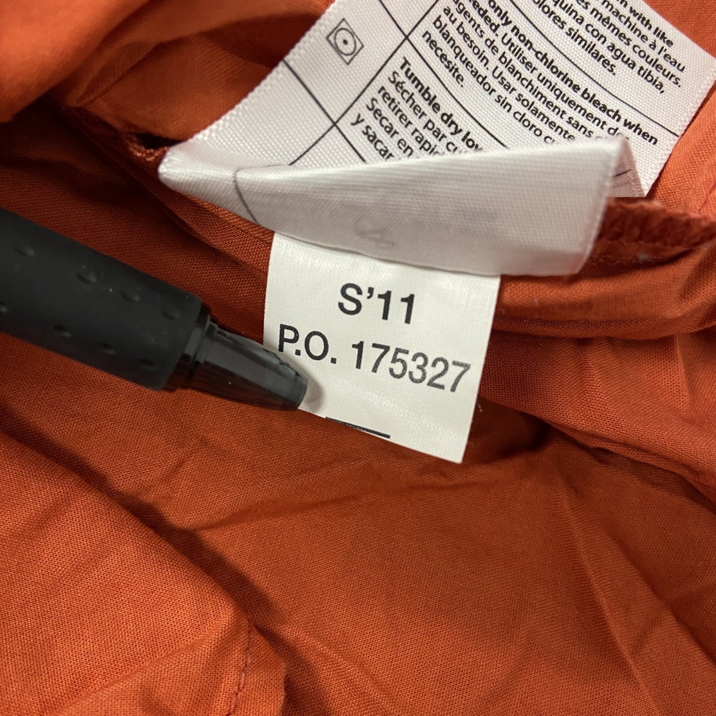 Carhartt　カーハート　半袖ボタンダウンシャツ　ダブルポケット　オレンジ　Mサイズ