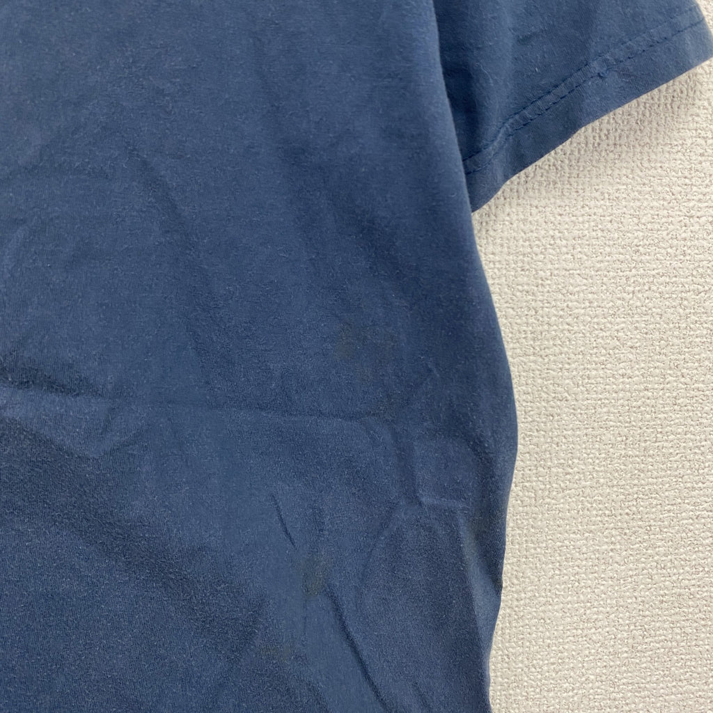 ACTIVE　アクティブ　半袖プリントTシャツ　ベルリンプリント　青　ブルー　Lサイズ　古着
