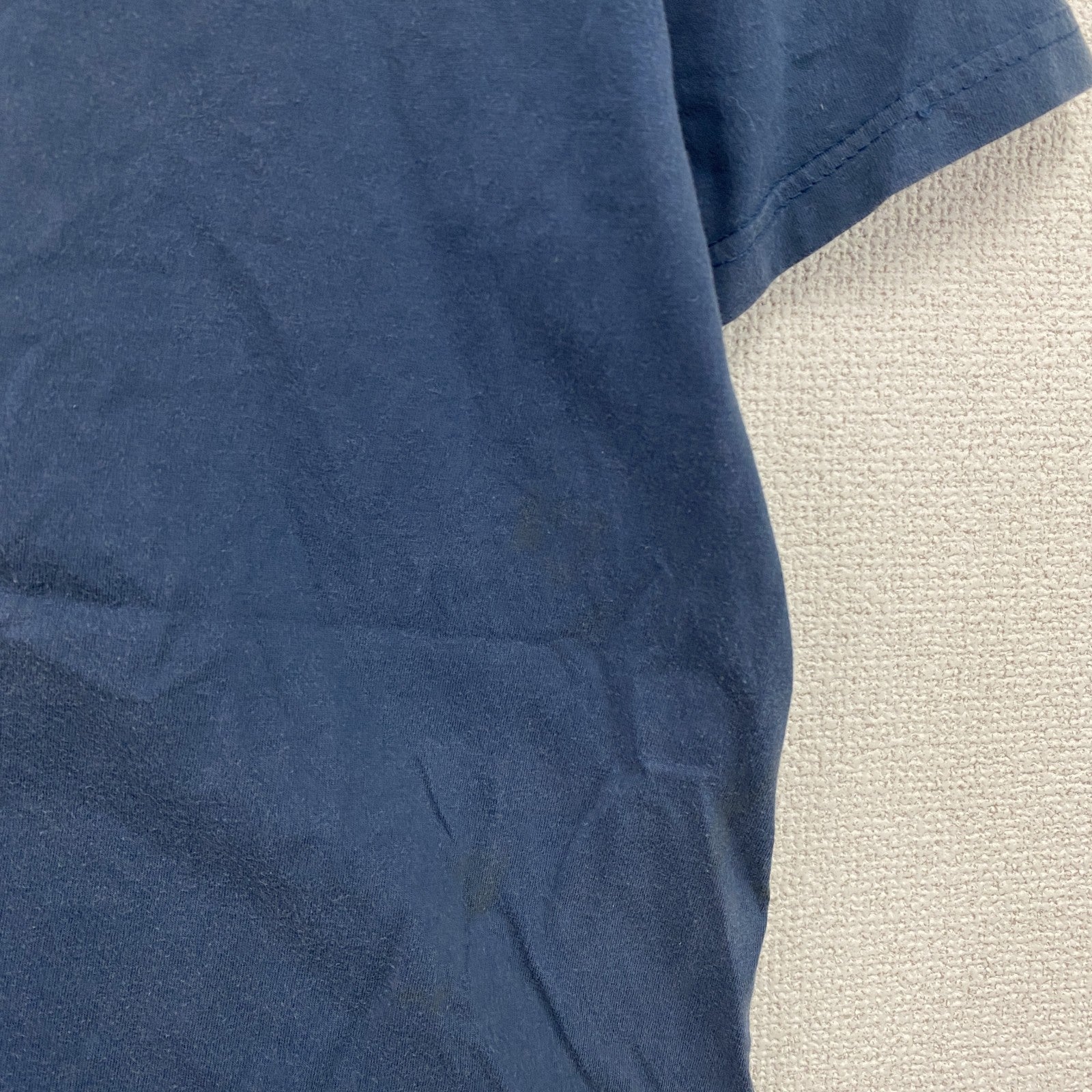 ACTIVE　アクティブ　半袖プリントTシャツ　ベルリンプリント　青　ブルー　Lサイズ　古着