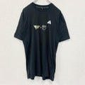 Adidas　アディダス　半袖プリントTシャツ　クルーネック　MLS　メジャーリーグサッカー　黒　ブラック　Ｍサイズ　古着