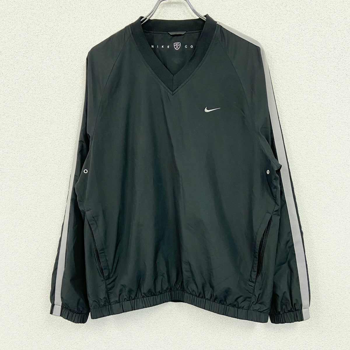 NIKE GOLF　ナイキゴルフ　プルオーバージャケット　黒　ブラック　Mサイズ　古着