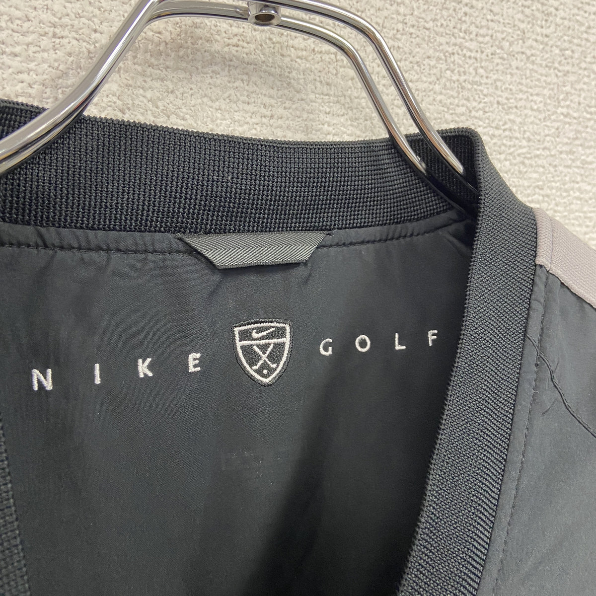 NIKE GOLF　ナイキゴルフ　プルオーバージャケット　黒　ブラック　Mサイズ　古着