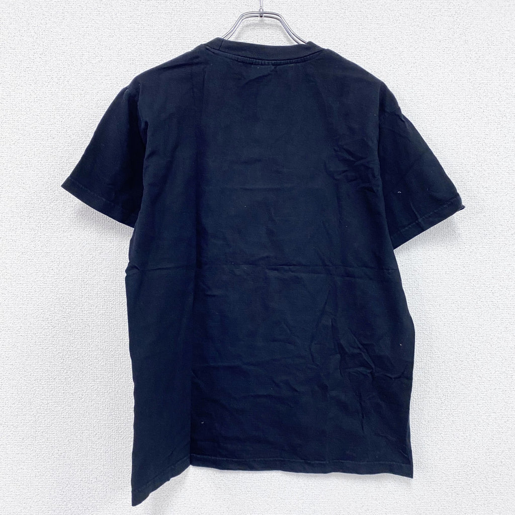 90s～　YORK　ヨーク　半袖プリントTシャツ　スーベニア　ヴィンテージ　黒　ブラック　Lサイズ　古着