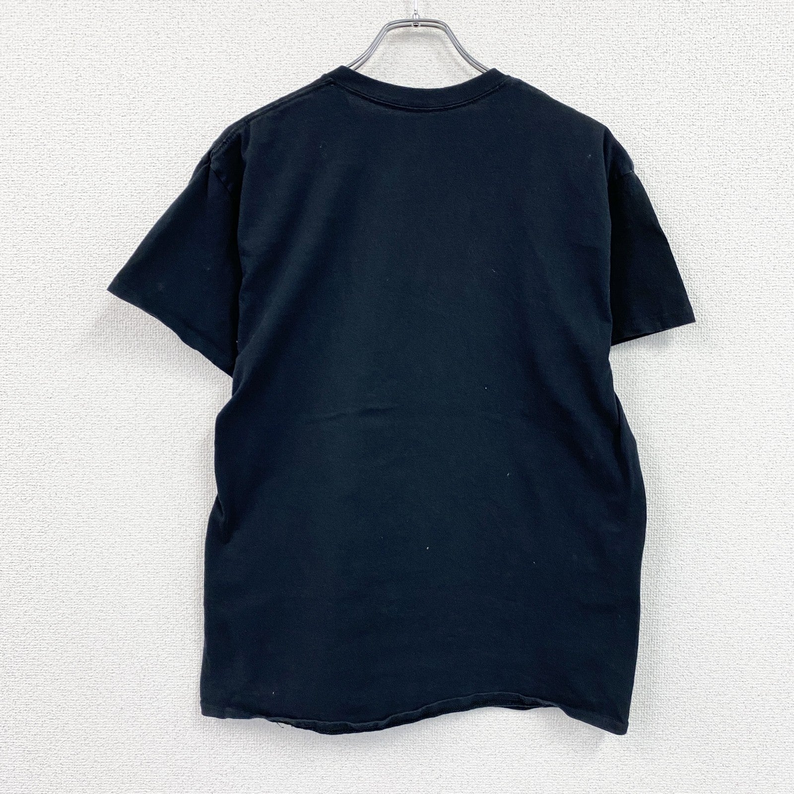 Danny Duncan　ダニーダンカン　半袖プリントTシャツ　メッセージT　エロT　4連プリント　黒　ブラック　Lサイズ　古着