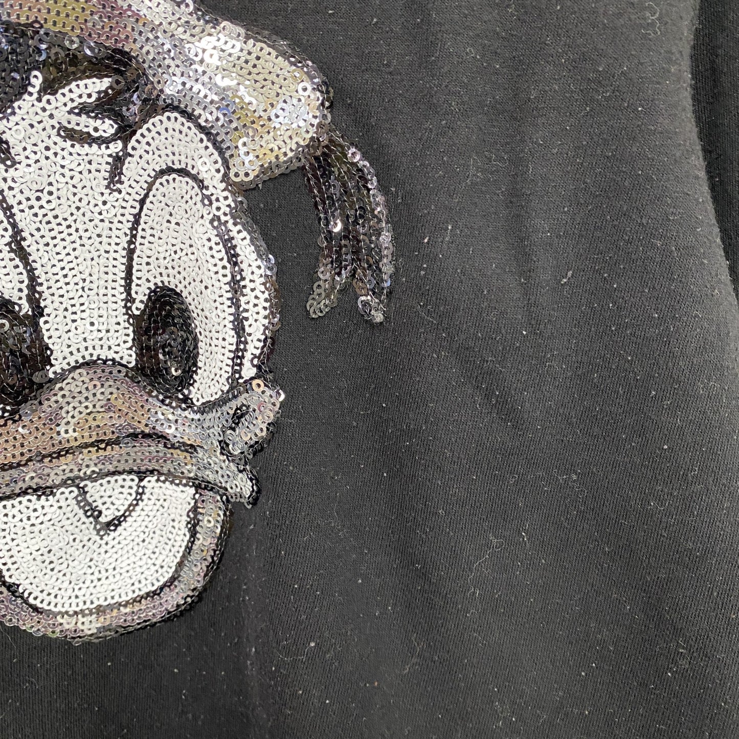 Disney　ディズニー　Donald Duck　ドナルドダック　スウェット/トレーナー　黒　ブラック　Sサイズ