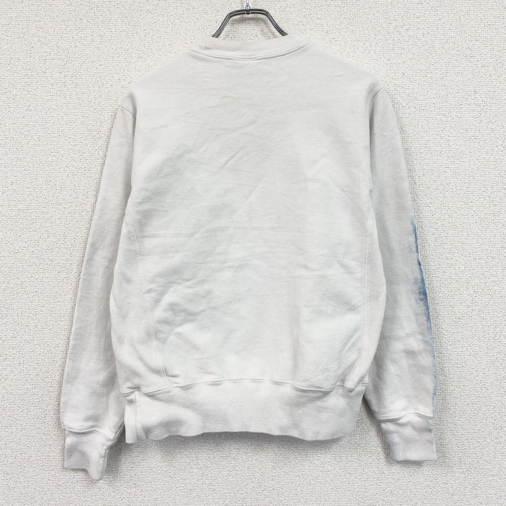 Champion　チャンピオン　リバースウィーブ　スウェット/トレーナー　ヘビーウエイト　現行　刺繍ロゴ　白　ホワイト　Sサイズ　古着