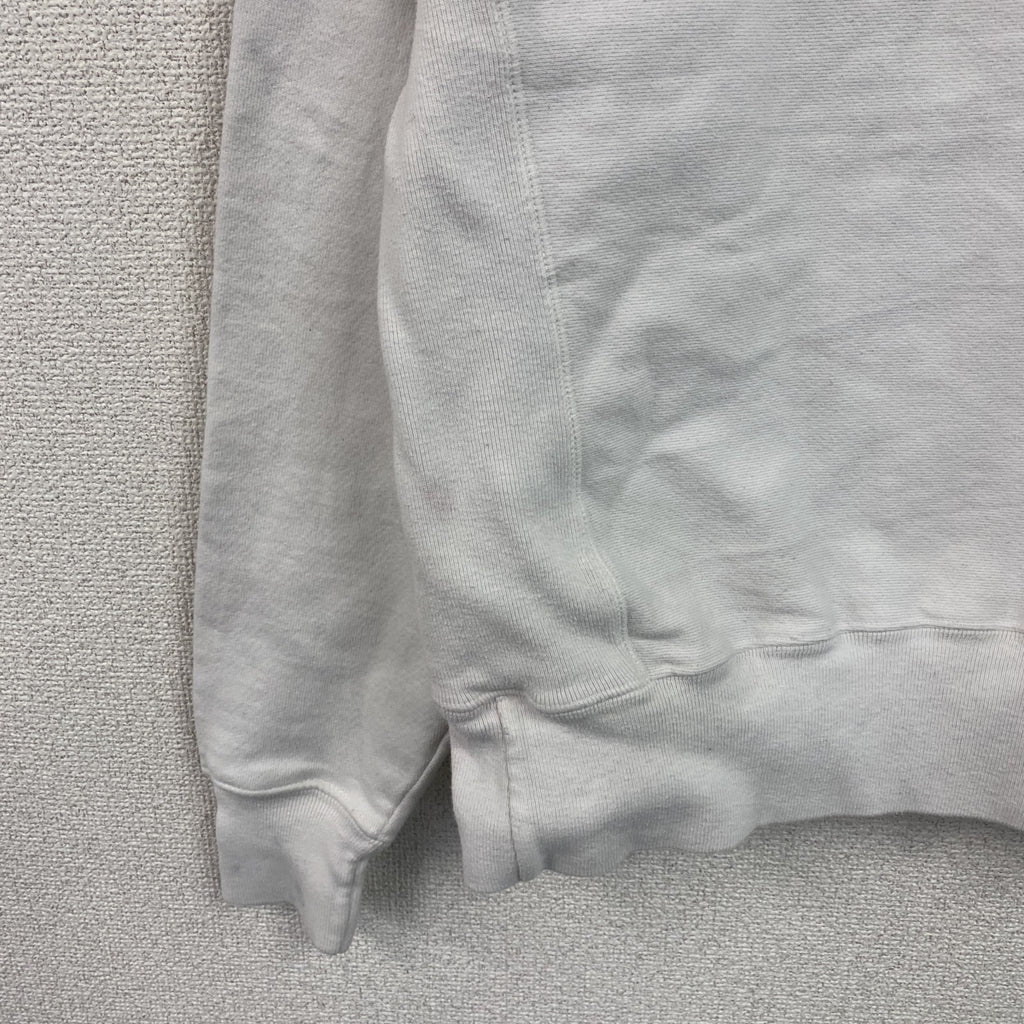 Champion　チャンピオン　リバースウィーブ　スウェット/トレーナー　ヘビーウエイト　現行　刺繍ロゴ　白　ホワイト　Sサイズ　古着