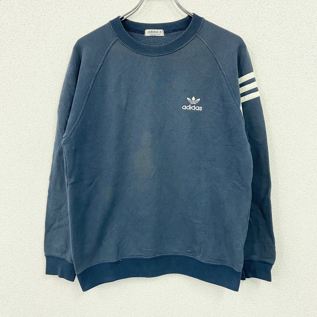 adidas　アディダス　スウェット/トレーナー　紺　ネイビー　Mサイズ　古着