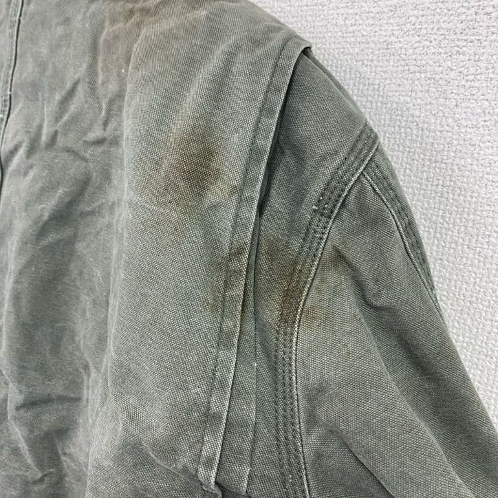GRAVEL GEAR　グレイヴェルギア　フルジップダックジャケット　中綿入り　コーデュロイカラー　カーキ　Lサイズ　古着