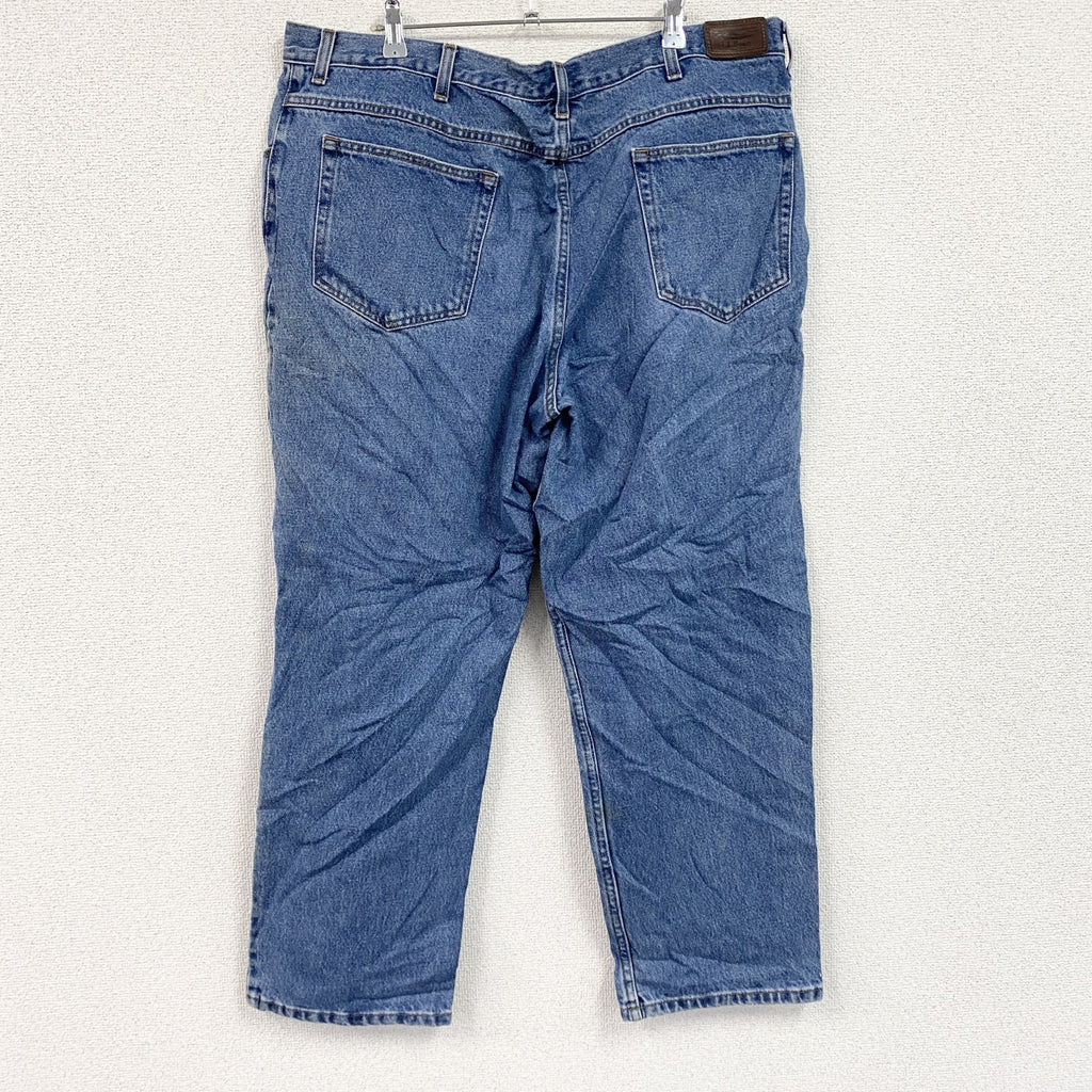 L.L.Bean　エルエルビーン　デニムパンツ/ジーンズ　ジップフライ　革パッチ　インディゴ　W42サイズ