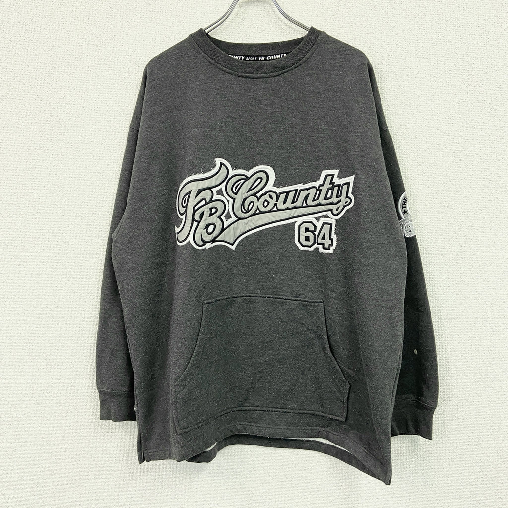 FB SPOORT　スウェット/トレーナー　ダークグレー　XXLサイズ　古着