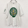 GILDAN　ギルダン　半袖プリントTシャツ　ワニ　サッカー　白　ホワイト　XLサイズ　古着