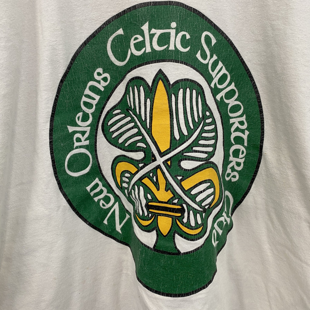 GILDAN　ギルダン　半袖プリントTシャツ　ワニ　サッカー　白　ホワイト　XLサイズ　古着
