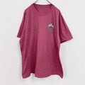 半袖プリントTシャツ　BAYSIDE　両面プリント　赤　レッド　古着