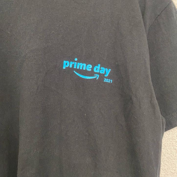 GILDAN ギルダン　半袖プリントTシャツ　クルーネック　amazon　prime day　黒　ブラック　Sサイズ　古着