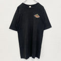 PRINT Tex U.S.A.　半袖プリントTシャツ　クルーネック　テキサス　ROADHOUSE　黒　ブラック　Mサイズ　古着