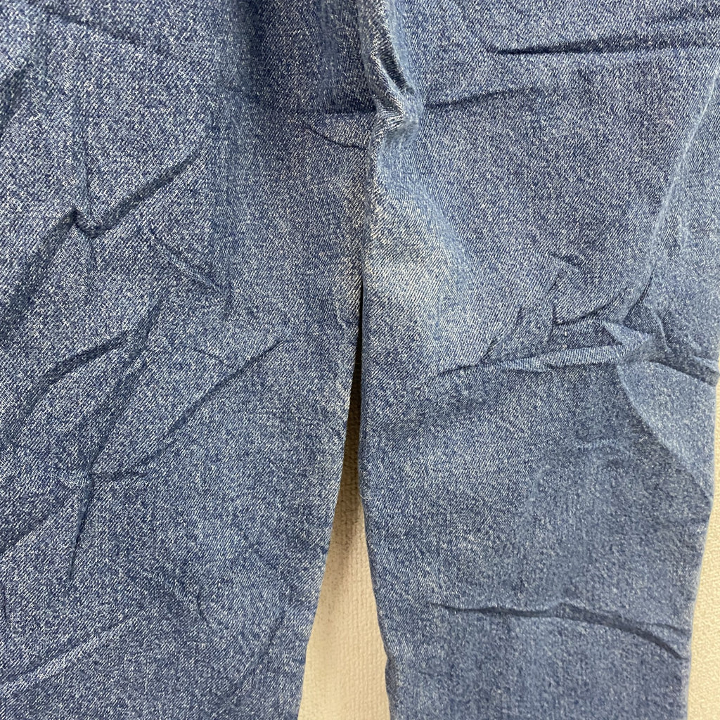 ～00s　L.L.Bean　エルエルビーン　デニムパンツ/ジーンズ　ジップフライ　革パッチ　フリースライナー　インディゴ　古着