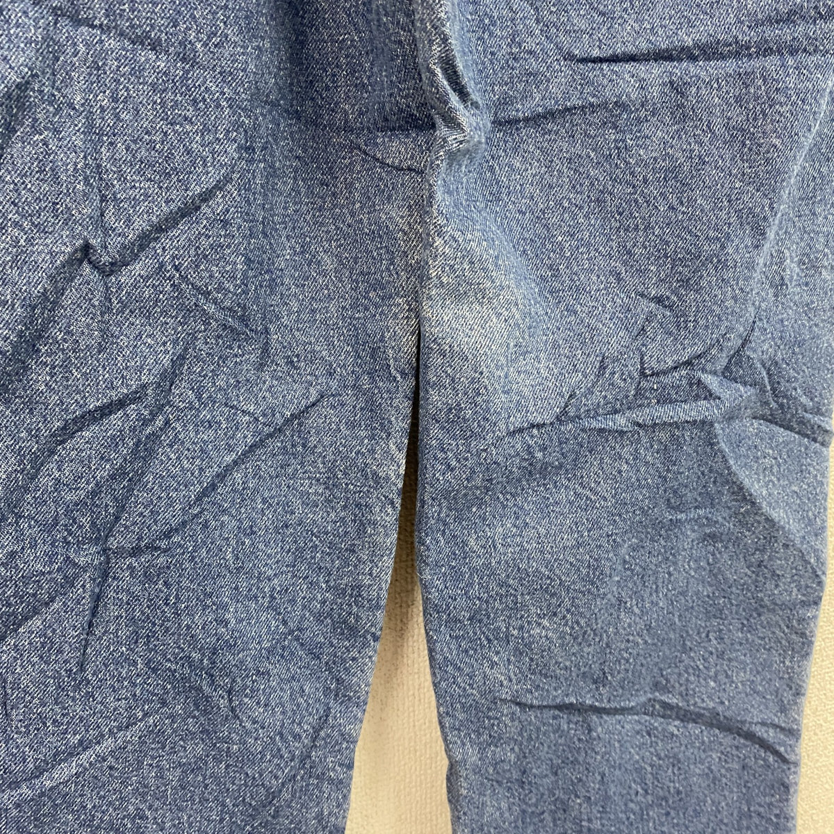 ～00s　L.L.Bean　エルエルビーン　デニムパンツ/ジーンズ　ジップフライ　革パッチ　フリースライナー　インディゴ　古着