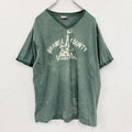 半袖プリントTシャツ　ORANGE COUNTY　緑　グリーン　2XLサイズ　古着