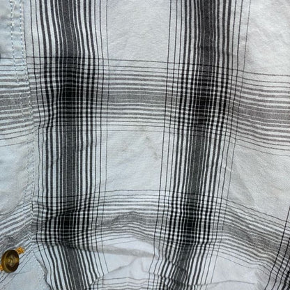 Carhartt　カーハート　半袖ボタンダウンシャツ　オンブレチェック　青　ブルー　2XLサイズ