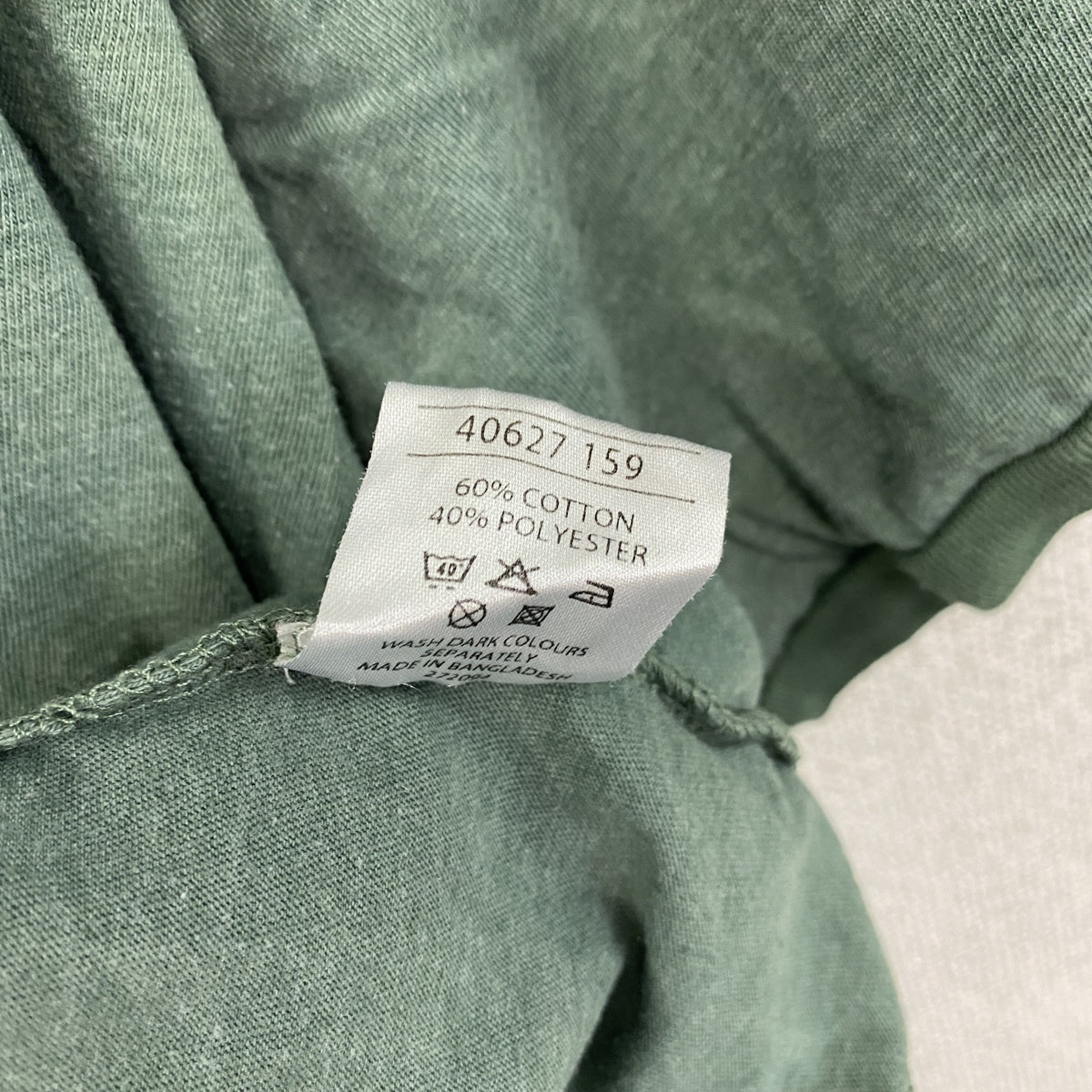 半袖プリントTシャツ　ORANGE COUNTY　緑　グリーン　2XLサイズ　古着