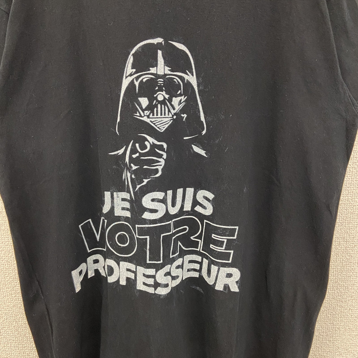 SOL'S　半袖プリントTシャツ　クルーネック　STARSWARS　ダースベーダー　カジュアル　黒　ブラック　Mサイズ　古着