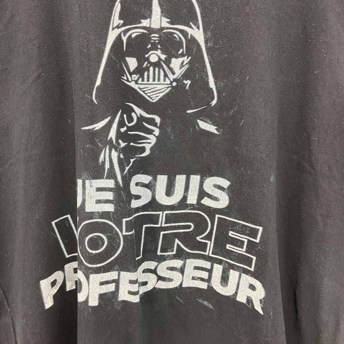 SOL'S　半袖プリントTシャツ　クルーネック　STARSWARS　ダースベーダー　カジュアル　黒　ブラック　Mサイズ　古着