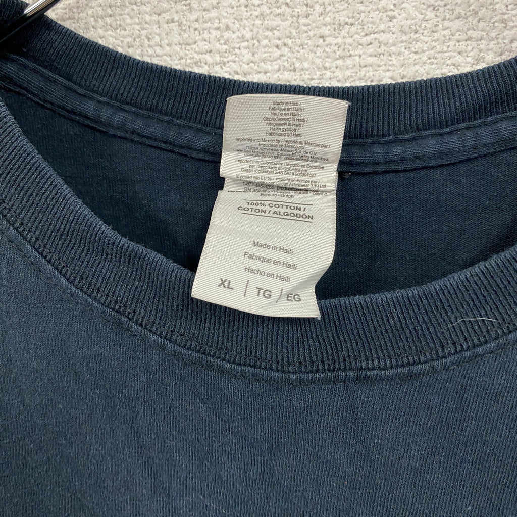 GILDAN　ギルダン　半袖プリントTシャツ　ジムT　BIG MITCH　筋肉　マッスル　黒　ブラック　XLサイズ　古着