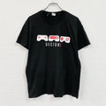 Hanes　ヘインズ　半袖プリントTシャツ　SECTOR X　ゲームリモコン　ゲーム　クルーネック　黒　ブラック　Lサイズ　古着