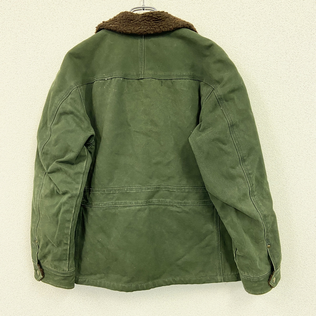 SEALROCK　シールロック　ランチコート　フリース襟　 ブルゾン　中綿入り　カーキ　Lサイズ　古着