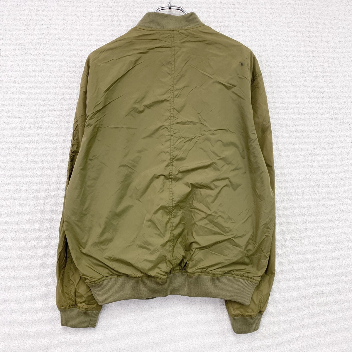 H&M L.O.G.G.　エイチアンドエム　MA-1　ボンバージャケット　ブルゾン　オリーブグリーン　Lサイズ　古着