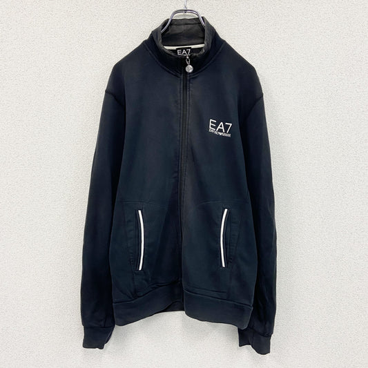 EMPORIO ARMANI　エンポリオアルマーニ　フルジップスウェットジャケット　トラックジャケット/ジャージ　フェード　黒　ブラック　