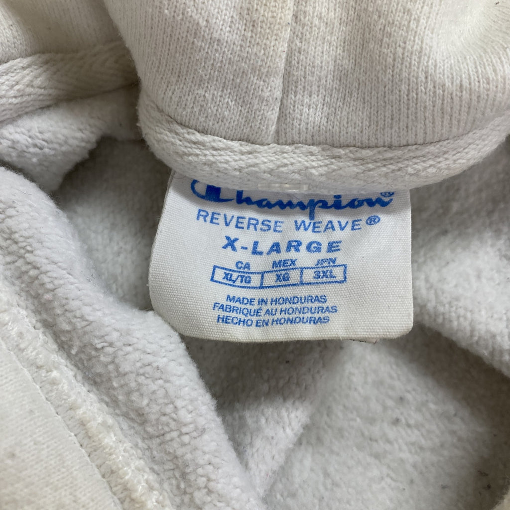 Champion　チャンピオン　リバースウィーブ　スウェットパーカー/フーディー　ヘビーウエイト　現行　白　ホワイト　XLサイズ　古着