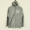 VANS バンズ　フルジップスウェットパーカー/フーディー　灰色　グレー　Mサイズ　古着