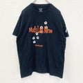 PORT&COMPANY　半袖プリントTシャツ　Mad‘s Last Nerve　クルーネック　黒　ブラック　Lサイズ　古着