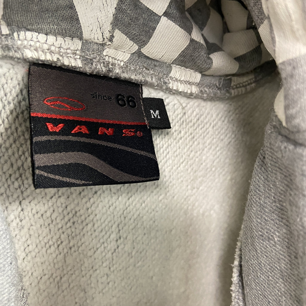VANS バンズ　フルジップスウェットパーカー/フーディー　灰色　グレー　Mサイズ　古着