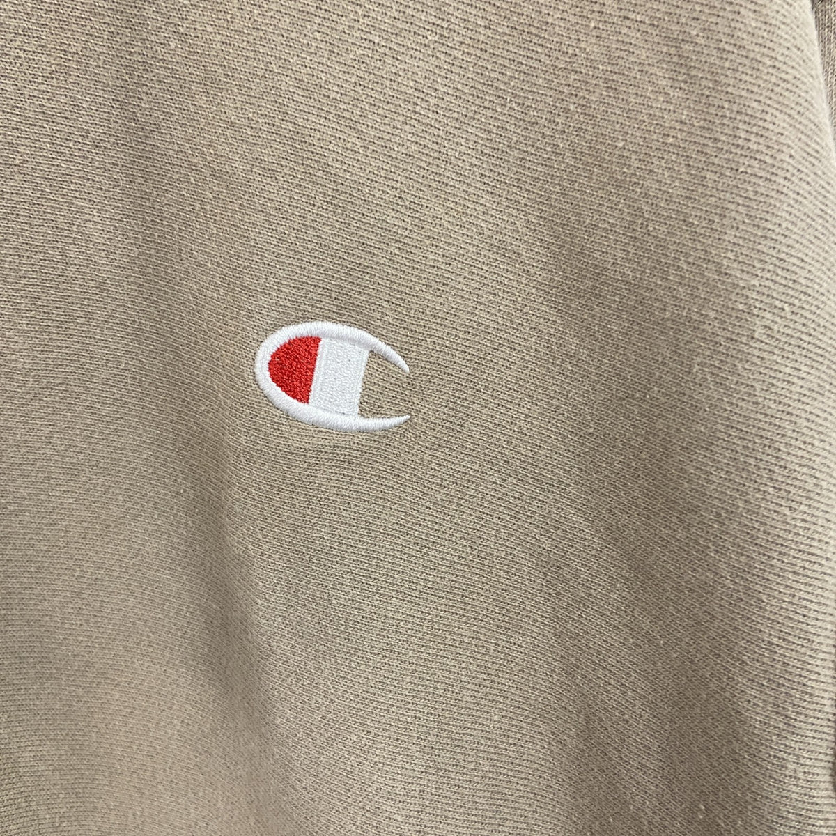 Champion　チャンピオン　リバースウィーブ　スウェットパーカー/フーディー　ベージュ　Sサイズ トレーナー スウェットトップス フード付き 古着